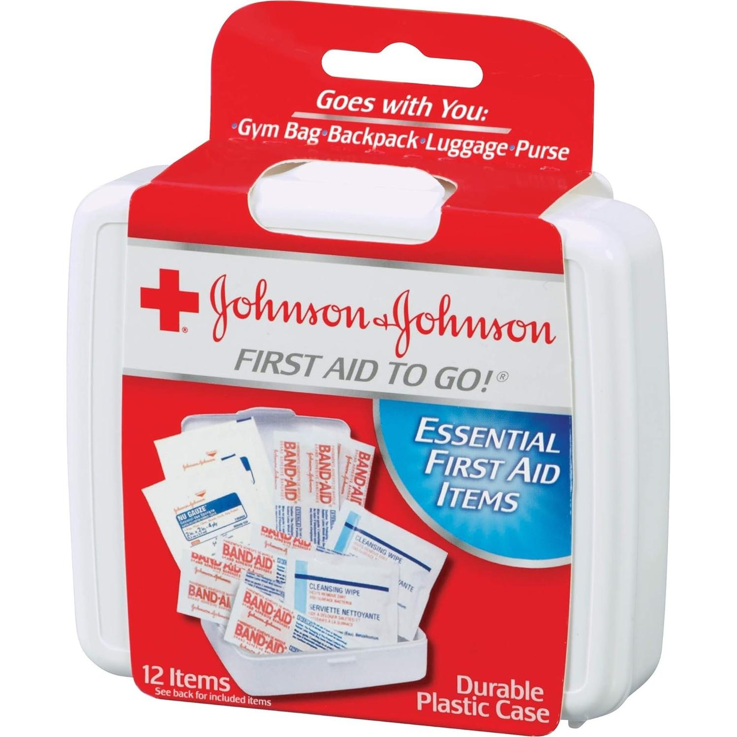 Kit de Primeros Auxilios Johnson & Johnson Mini 12 Elementos