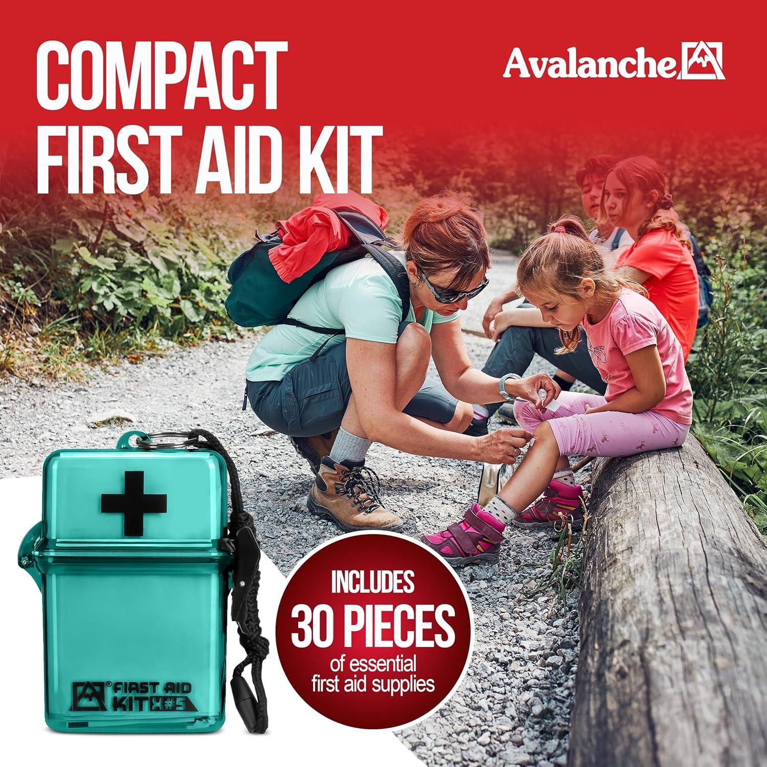 Kit de Primeros Auxilios Argento SC 30 Piezas Impermeable Turquesa