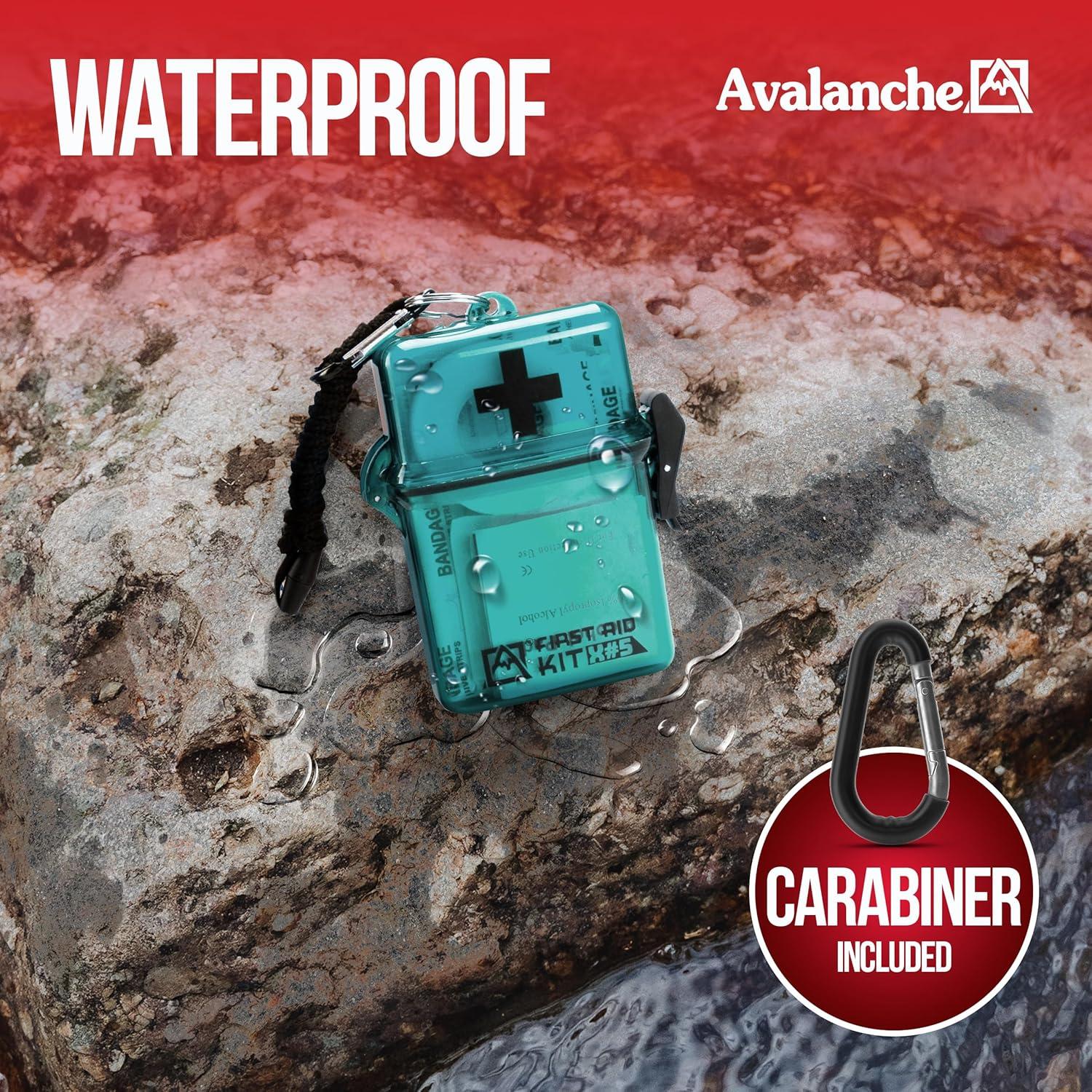 Kit de Primeros Auxilios Argento SC 30 Piezas Impermeable Turquesa