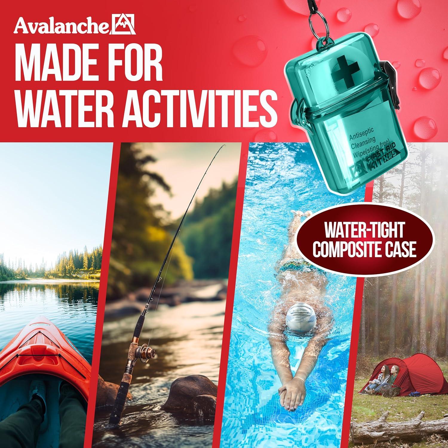 Kit de Primeros Auxilios Argento SC 30 Piezas Impermeable Turquesa