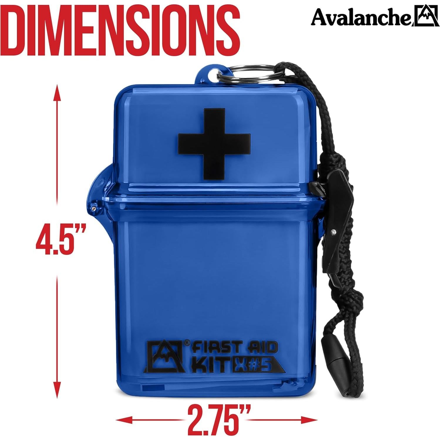 Kit de Primeros Auxilios Argento SC 30 Piezas Impermeable Turquesa