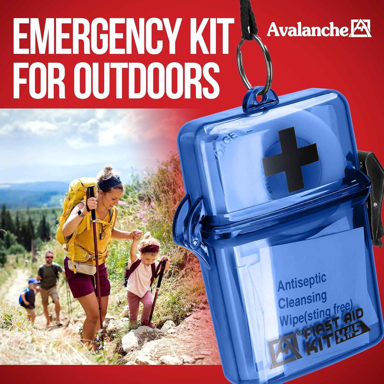 Kit de Primeros Auxilios Argento SC 30 Piezas Impermeable Turquesa