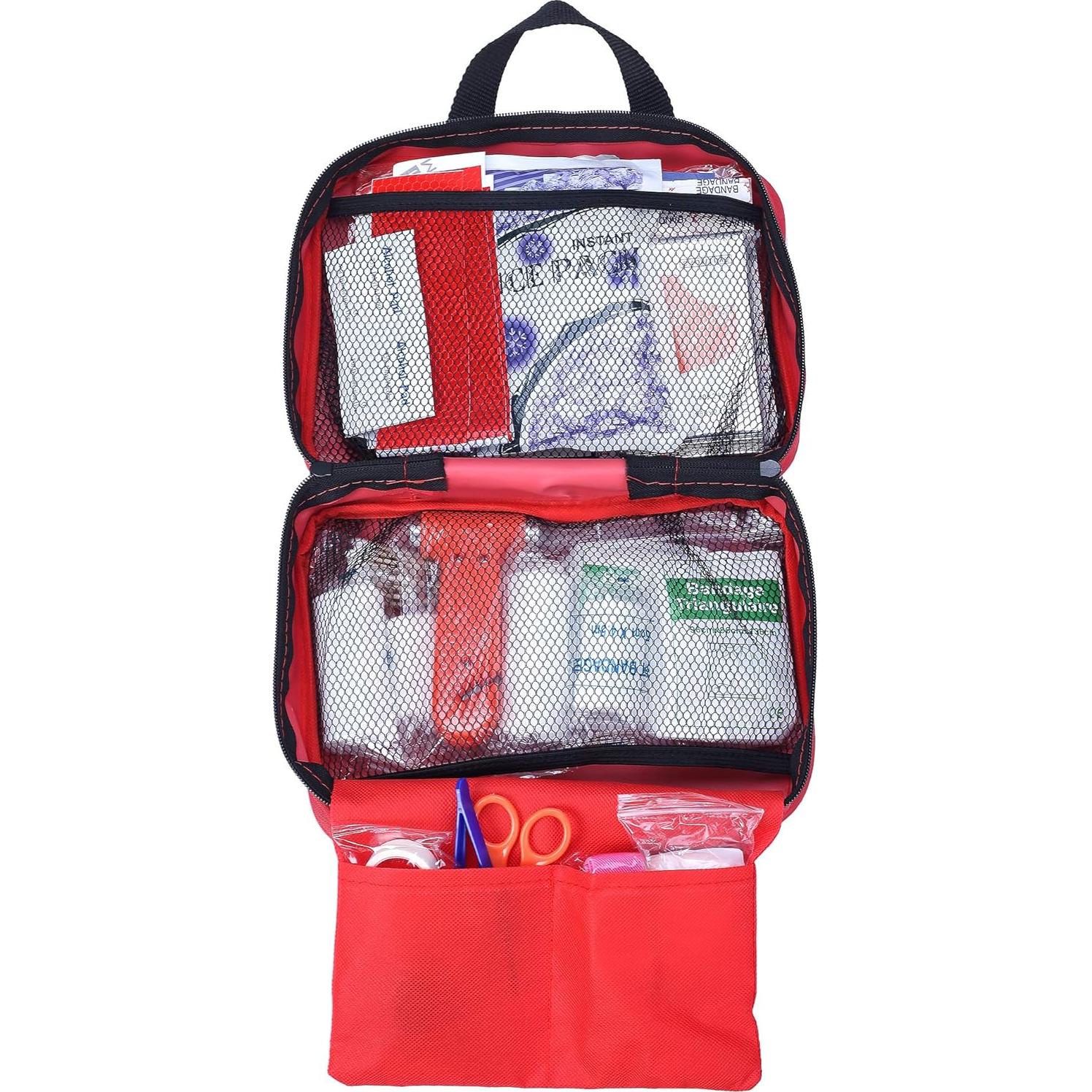 Kit de Primeros Auxilios Ykall 230 Piezas Compacto y Ligero