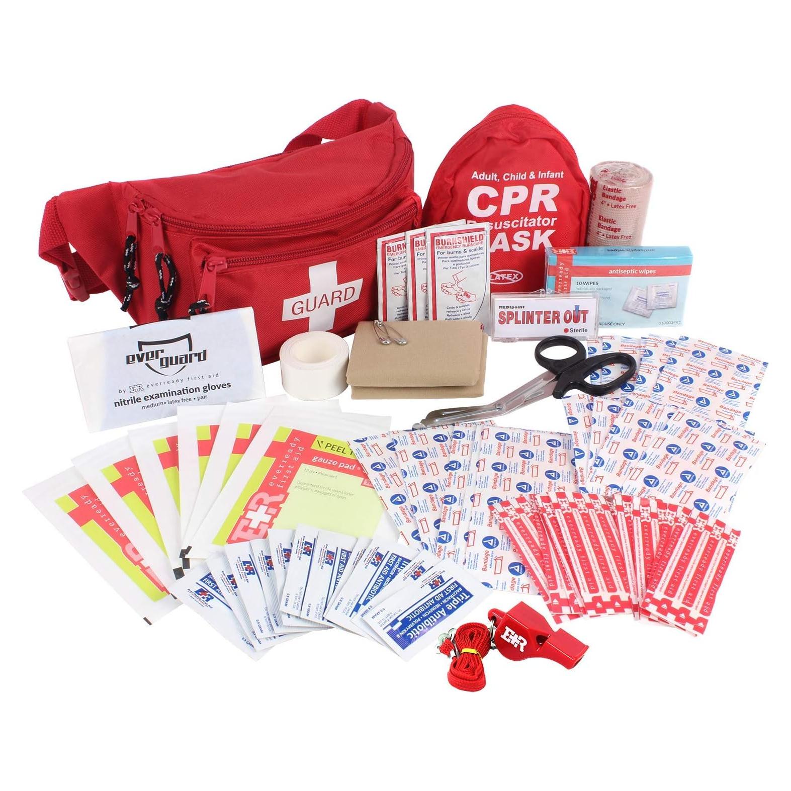 Kit de Primeros Auxilios Ever Ready 72 Piezas Riñonera