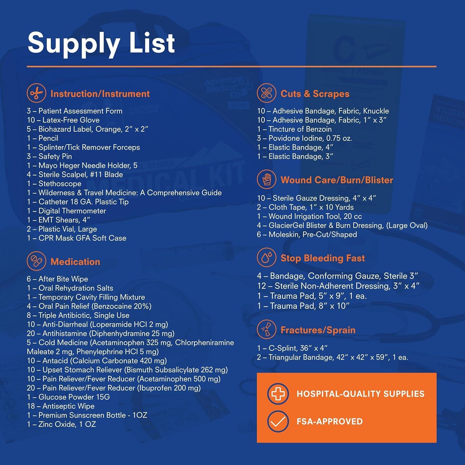 Kit Médico de Emergencia Adventure Medical Pro Series - Guía I