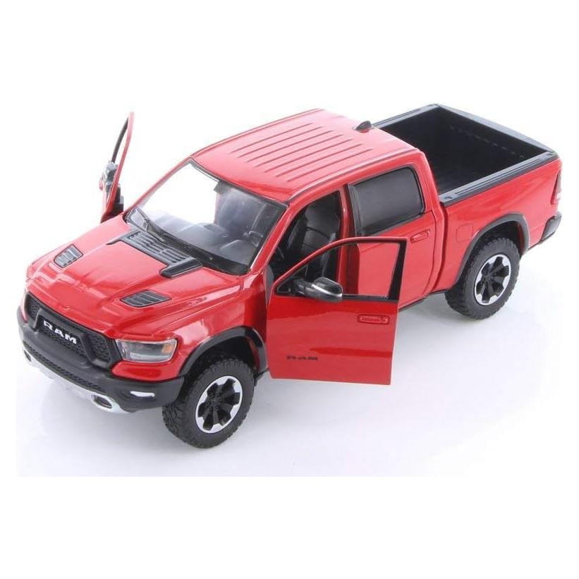 Camioneta Dodge Ram 1500 Rebel 2019 Escala 1/24 Rojo