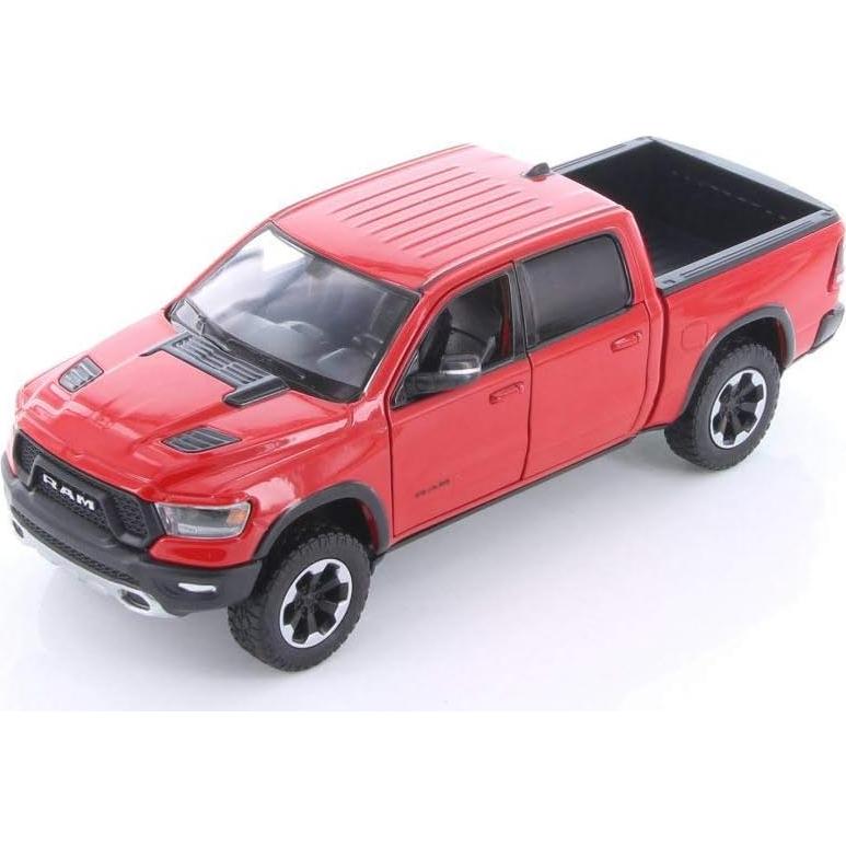 Camioneta Dodge Ram 1500 Rebel 2019 Escala 1/24 Rojo