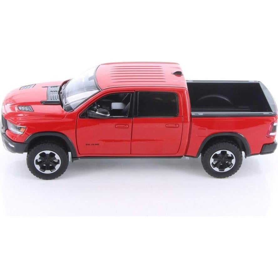 Camioneta Dodge Ram 1500 Rebel 2019 Escala 1/24 Rojo