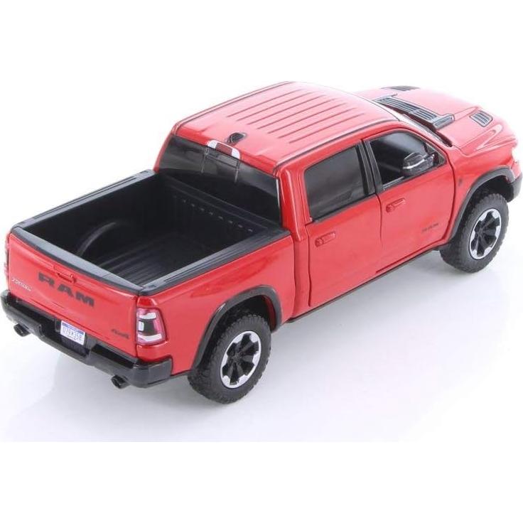 Camioneta Dodge Ram 1500 Rebel 2019 Escala 1/24 Rojo