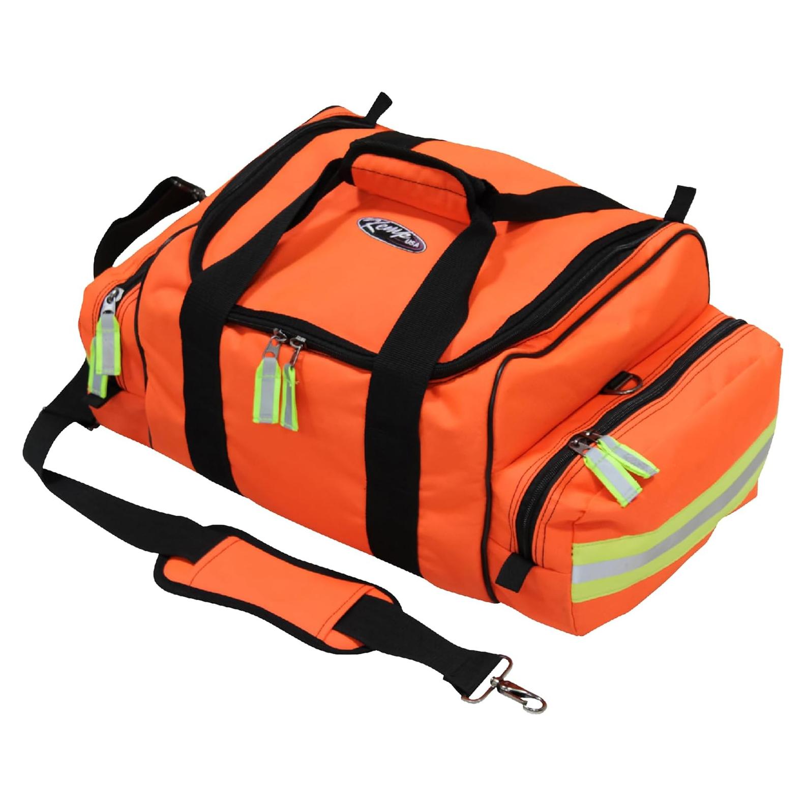 Bolsa de Trauma Kemp USA Maxi - Kit de Primeros Auxilios Naranja
