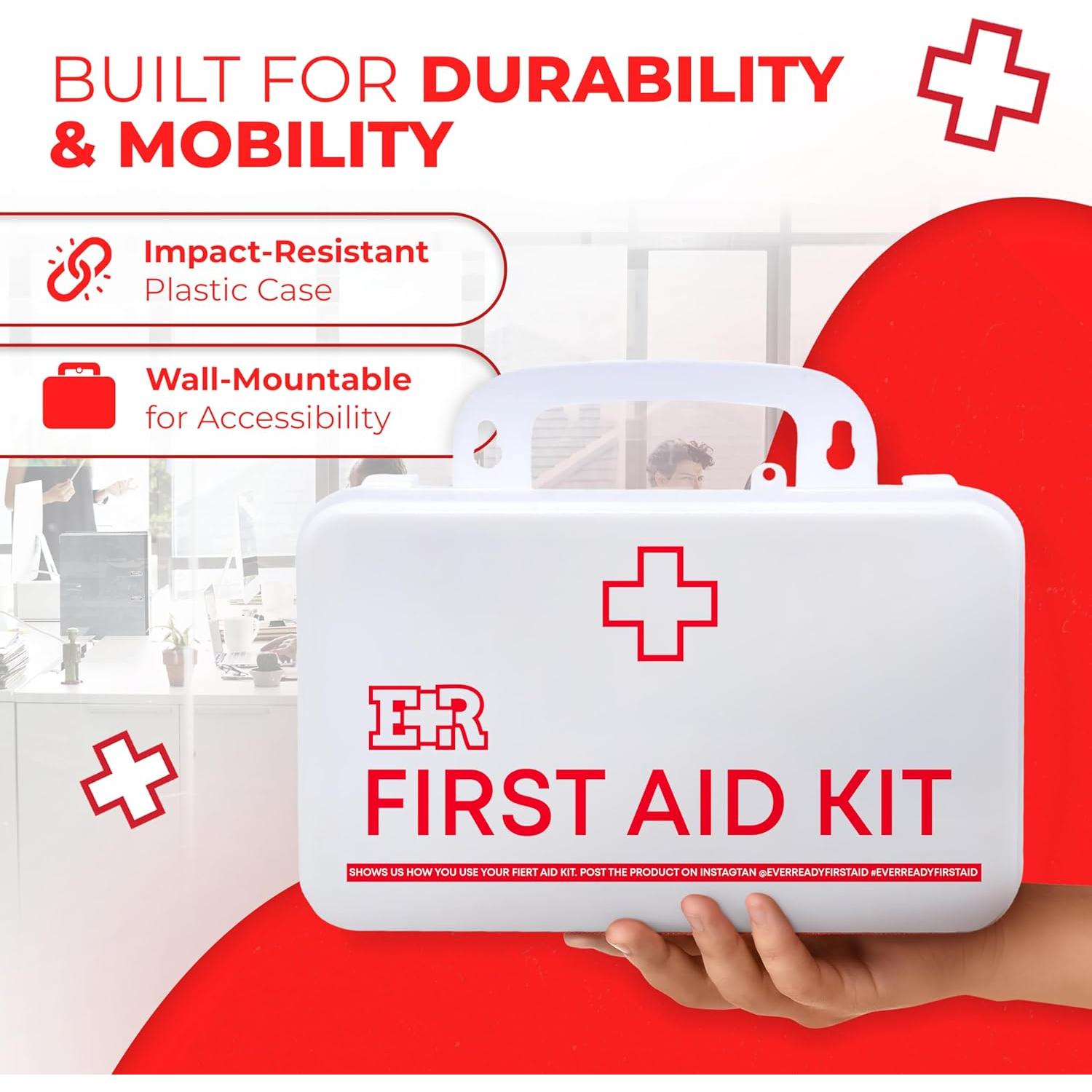 Kit de Primeros Auxilios Ever Ready 190 Piezas Cumple ANSI B