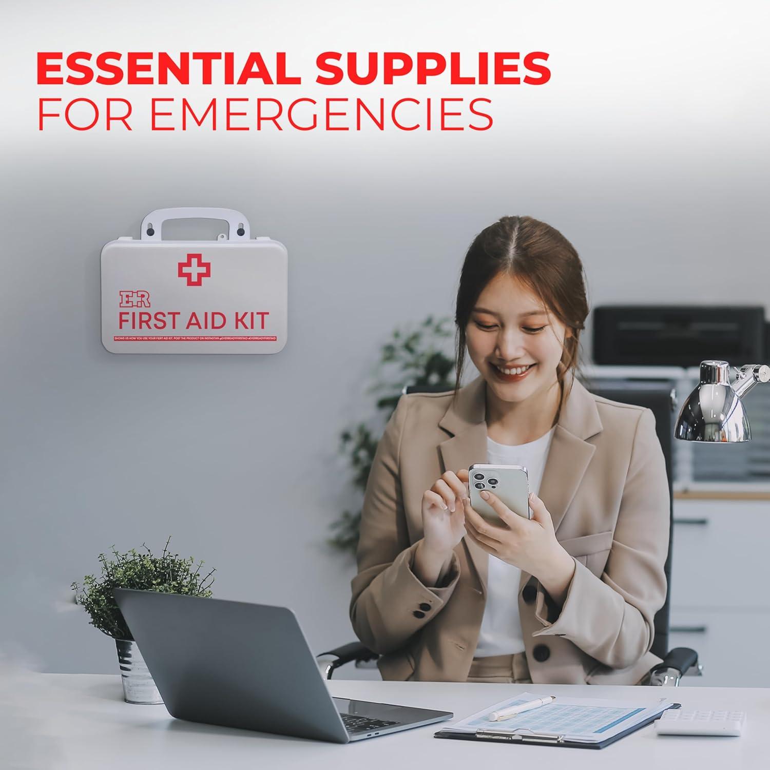 Kit de Primeros Auxilios Ever Ready 190 Piezas Cumple ANSI B