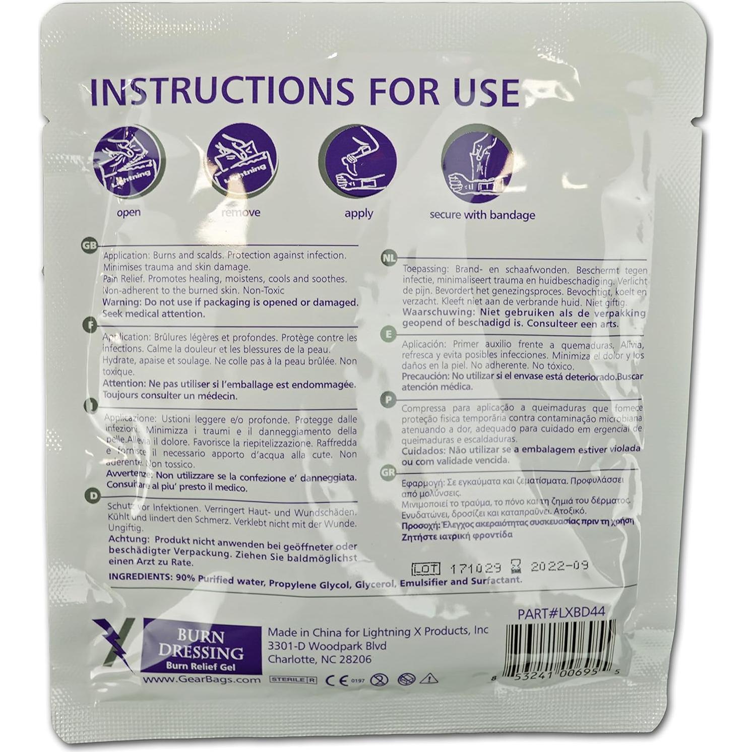 Kit de Llenado Básico para Primeros Auxilios Lightning X LXSMK-A