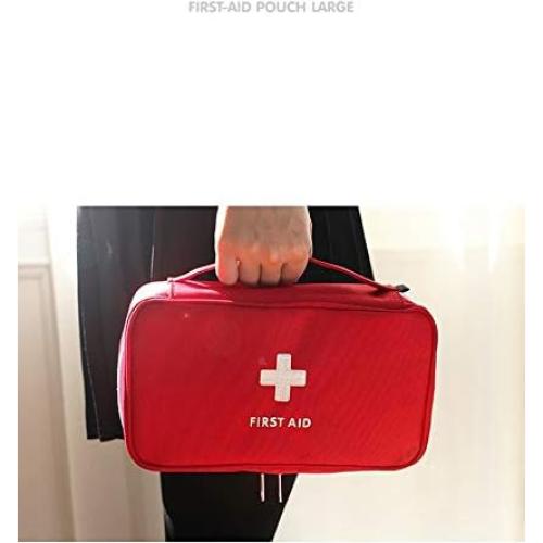 Bolsa de Primeros Auxilios PenyaZo Roja 23x13x7.5cm Compacta