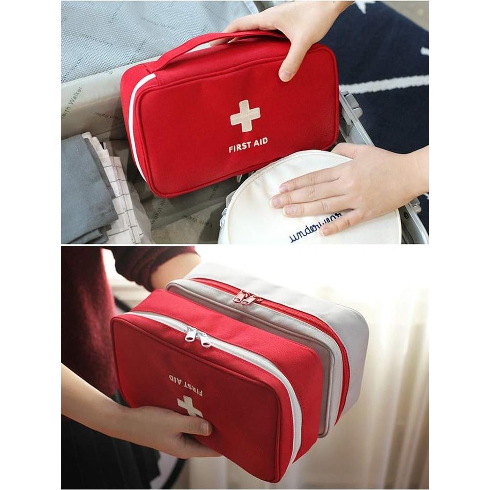 Bolsa de Primeros Auxilios PenyaZo Roja 23x13x7.5cm Compacta