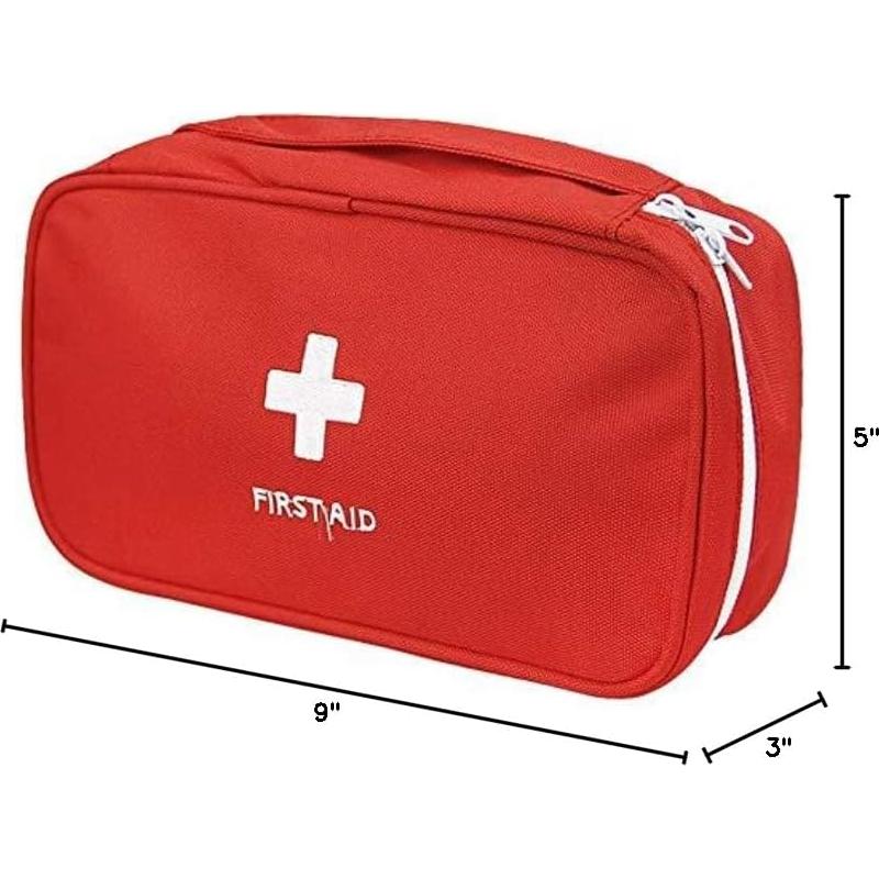 Bolsa de Primeros Auxilios PenyaZo Roja 23x13x7.5cm Compacta