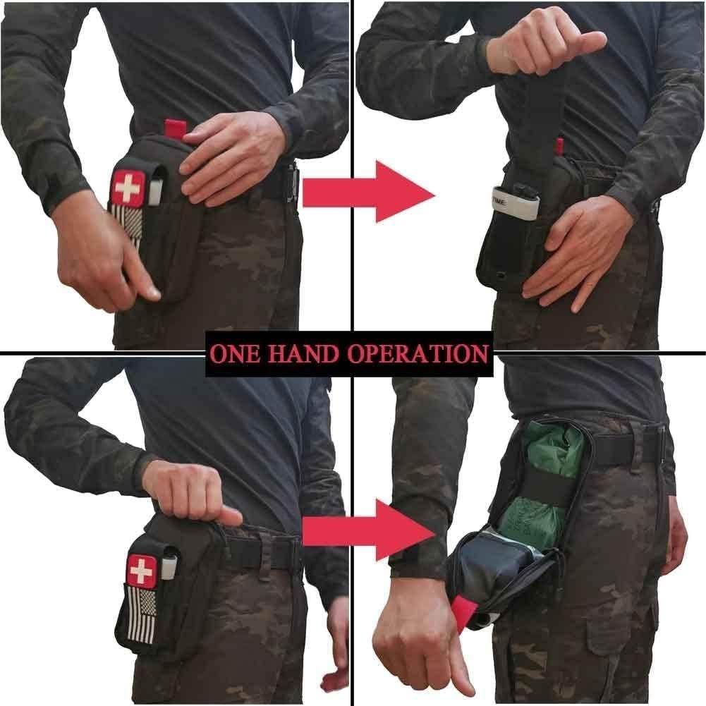 Kit de Trauma IFAK VIIDOO Rojo, Primeros Auxilios Táctico Molle