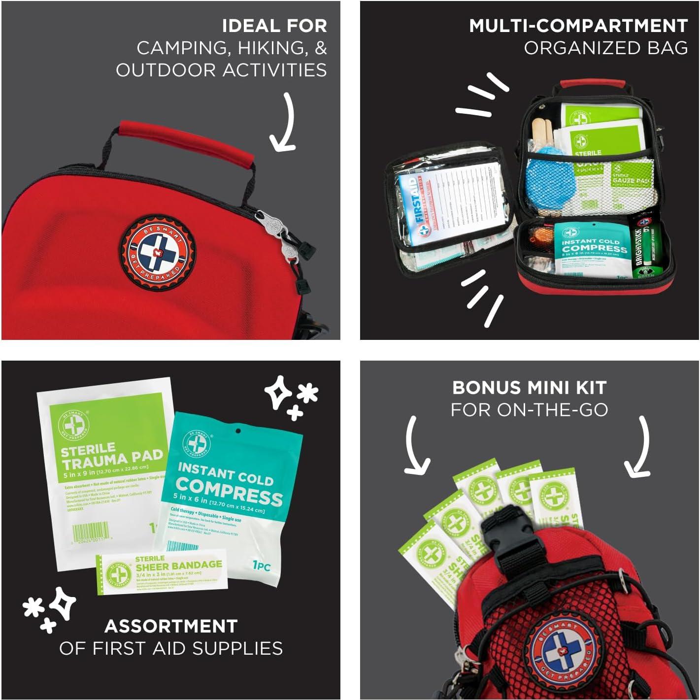 Kit de Primeros Auxilios Be Smart Get Prepared 398 Piezas