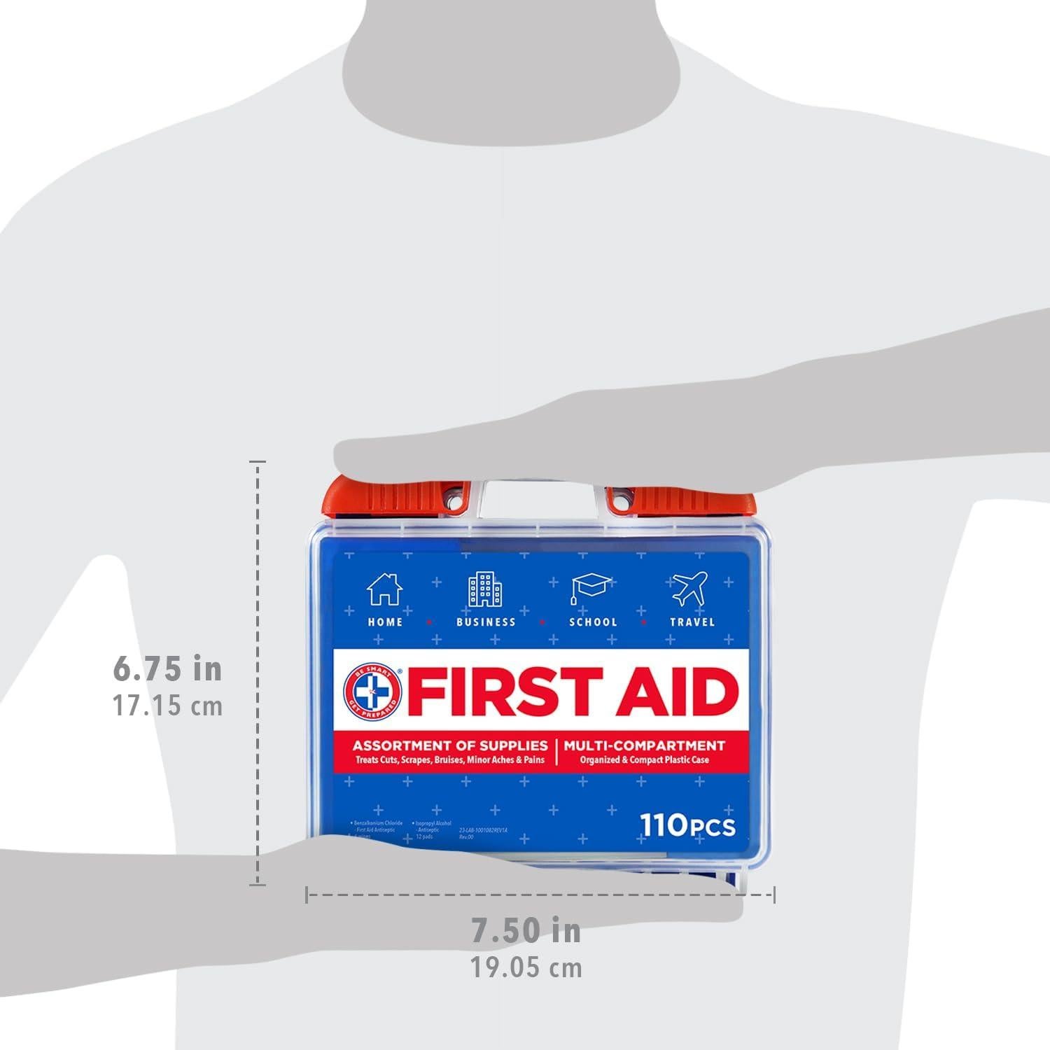 Kit de Primeros Auxilios Be Smart Get Prepared 110 Piezas