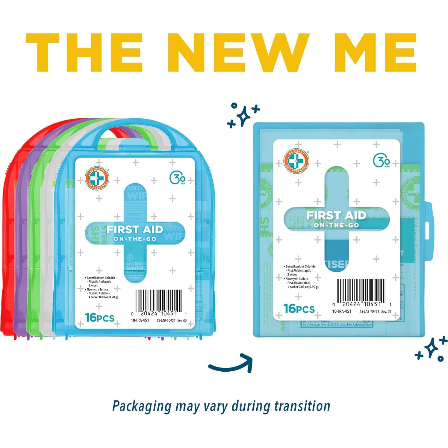 Kit de Primeros Auxilios Be Smart Get Prepared 16 Piezas