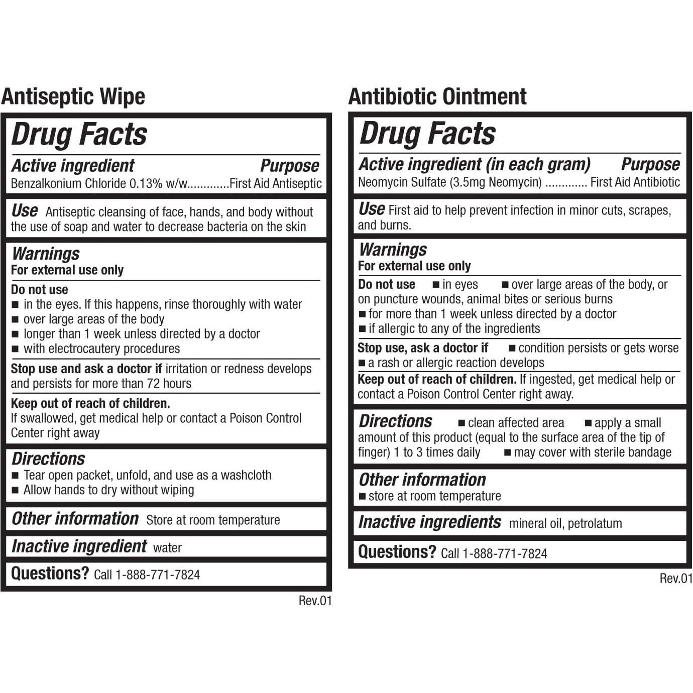 Kit de Primeros Auxilios Be Smart Get Prepared 16 Piezas