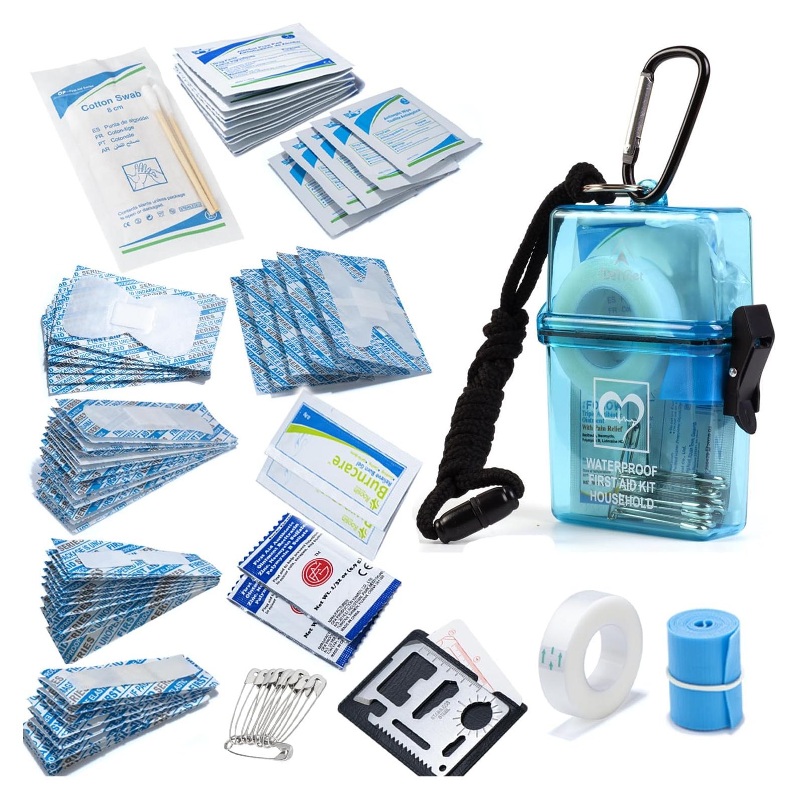 Kit de Primeros Auxilios Impermeable DEFTGET 65 Piezas