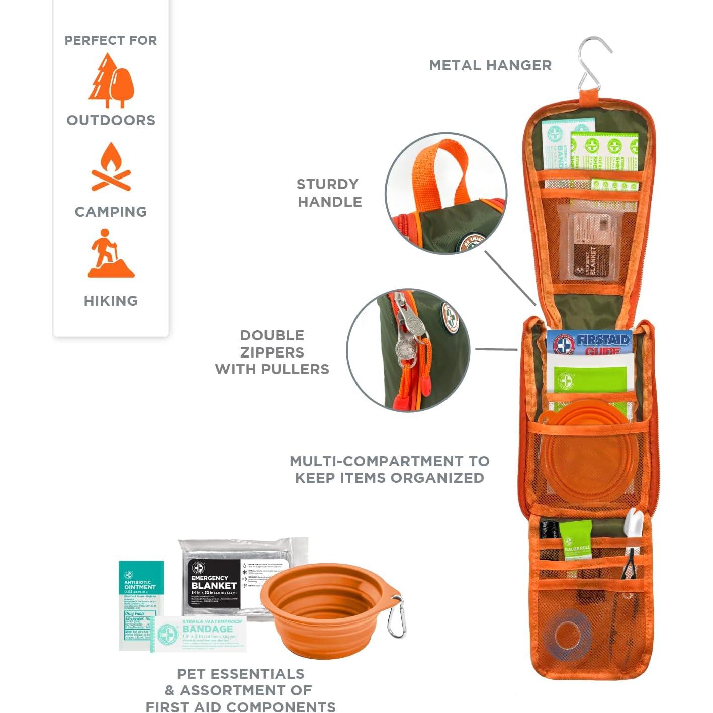 Kit de Primeros Auxilios para Mascotas Be Smart 72 Piezas