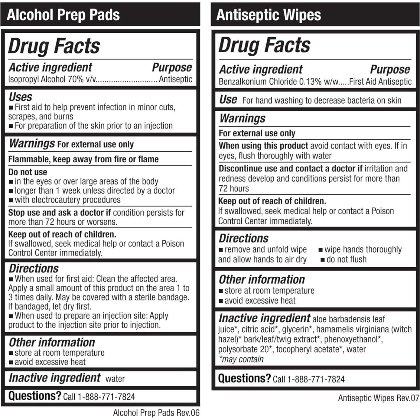 Kit de Primeros Auxilios Be Smart Get Prepared 45 Piezas - Hogar, Auto, Viaje