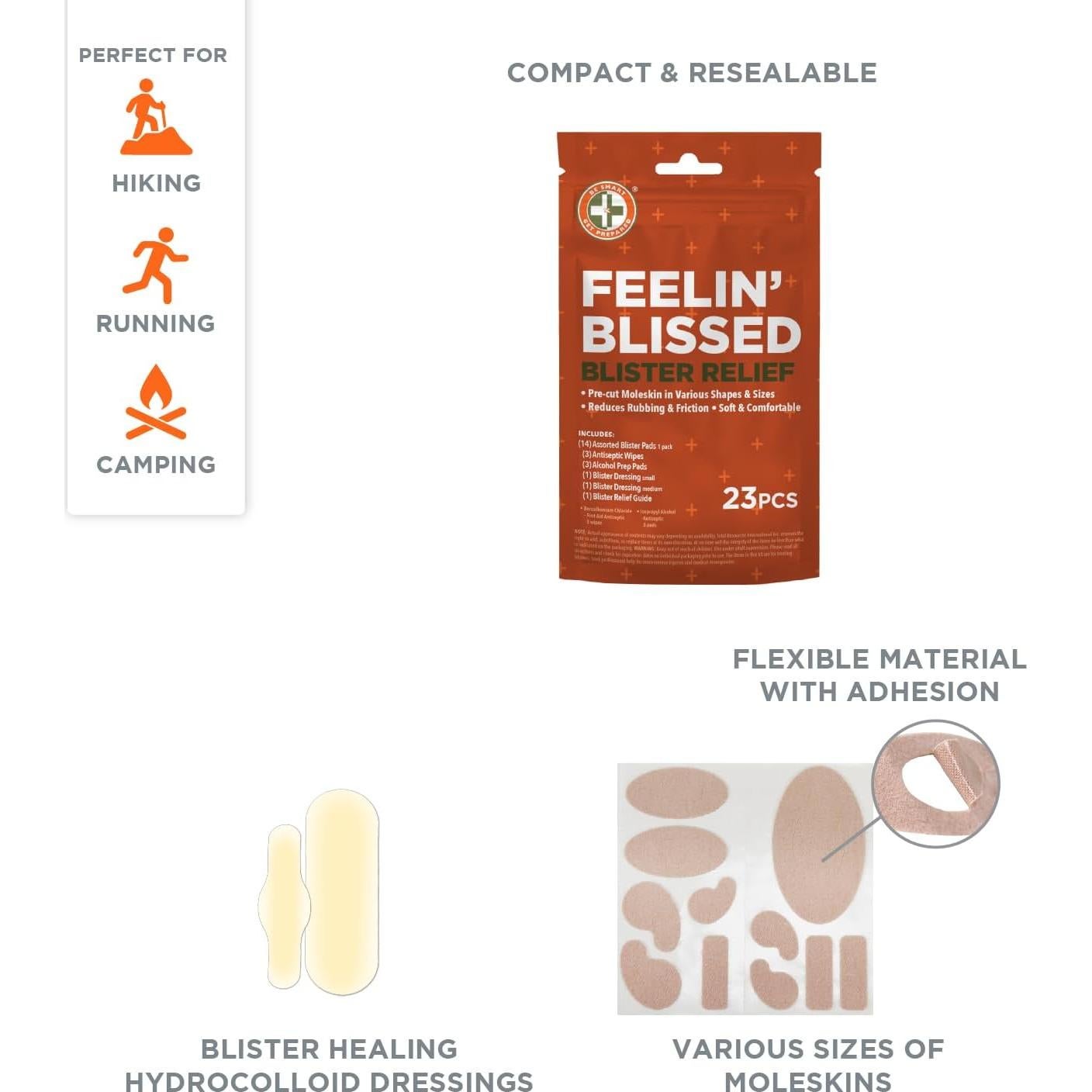 Kit de Alivio para Ampollas Be Smart Get Prepared 23 pcs