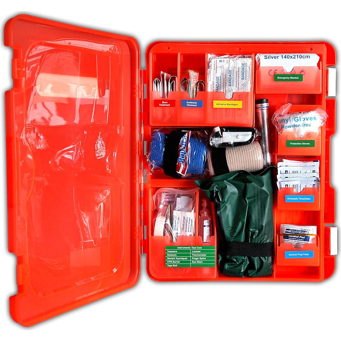 Kit de Primeros Auxilios Rapid Care para 100 Personas, 217 Piezas