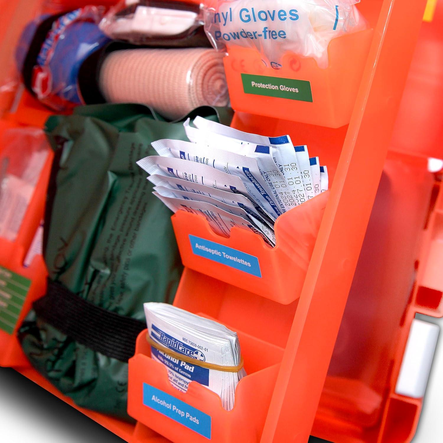 Kit de Primeros Auxilios Rapid Care para 100 Personas, 217 Piezas