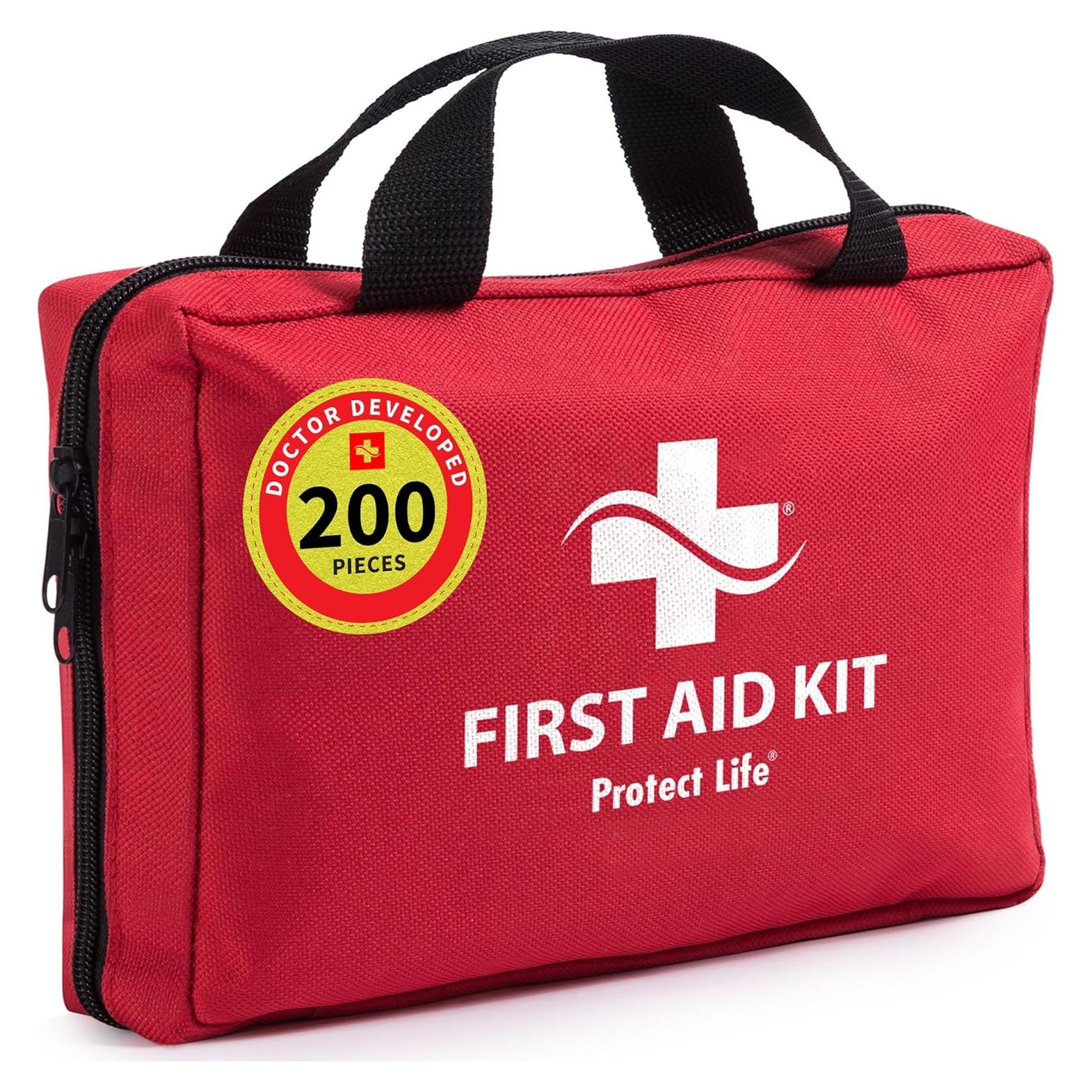 Kit de Primeros Auxilios 200 Piezas Protect Life para Camping