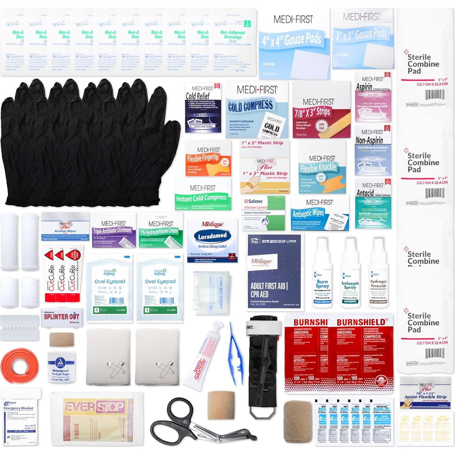 Kit de Primeros Auxilios Metálico MFASCO 4 Estantes 61.5x41.1cm