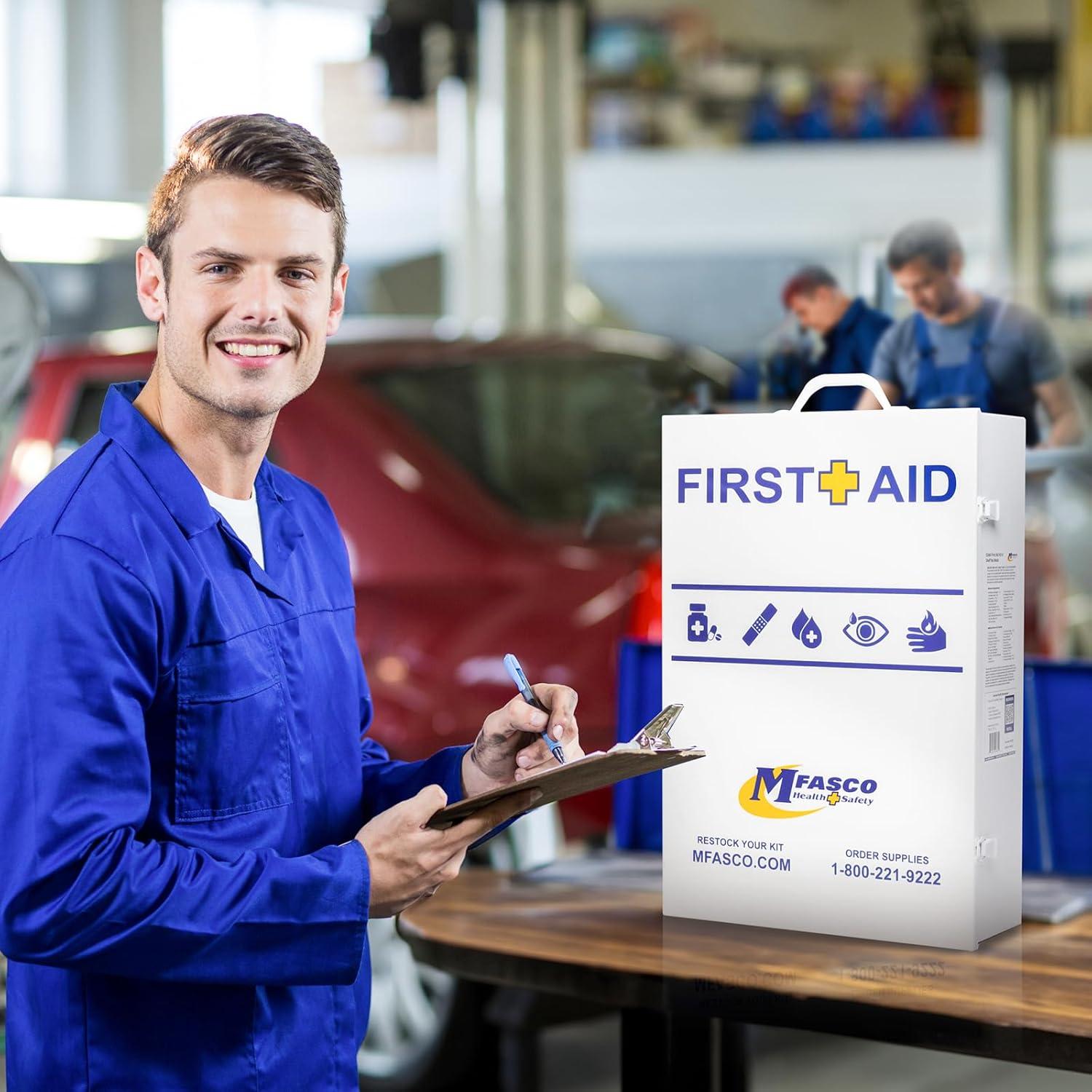 Kit de Primeros Auxilios Metálico MFASCO 4 Estantes 61.5x41.1cm