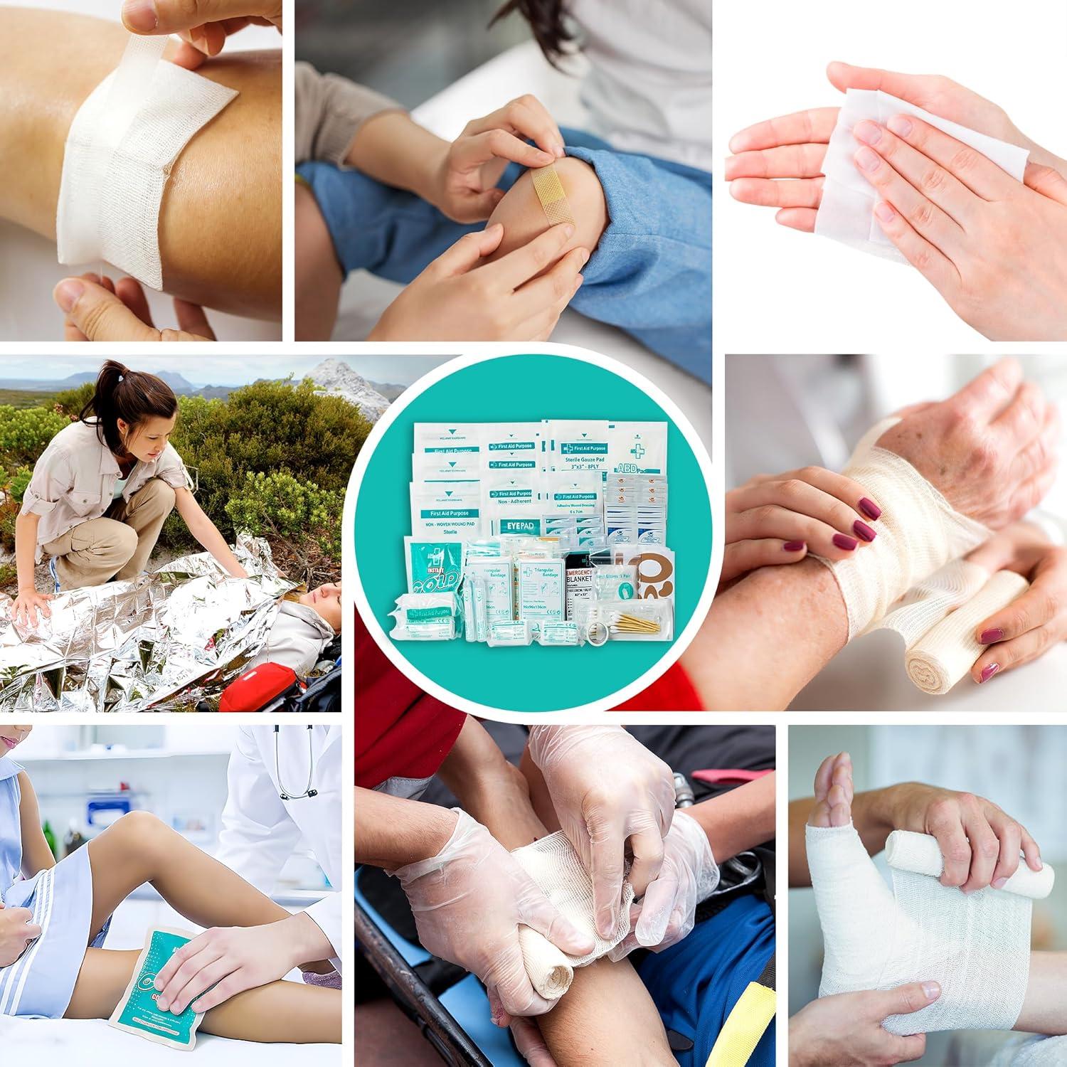 Kit de Primeros Auxilios General Medi 160 Piezas - Suministros Médicos