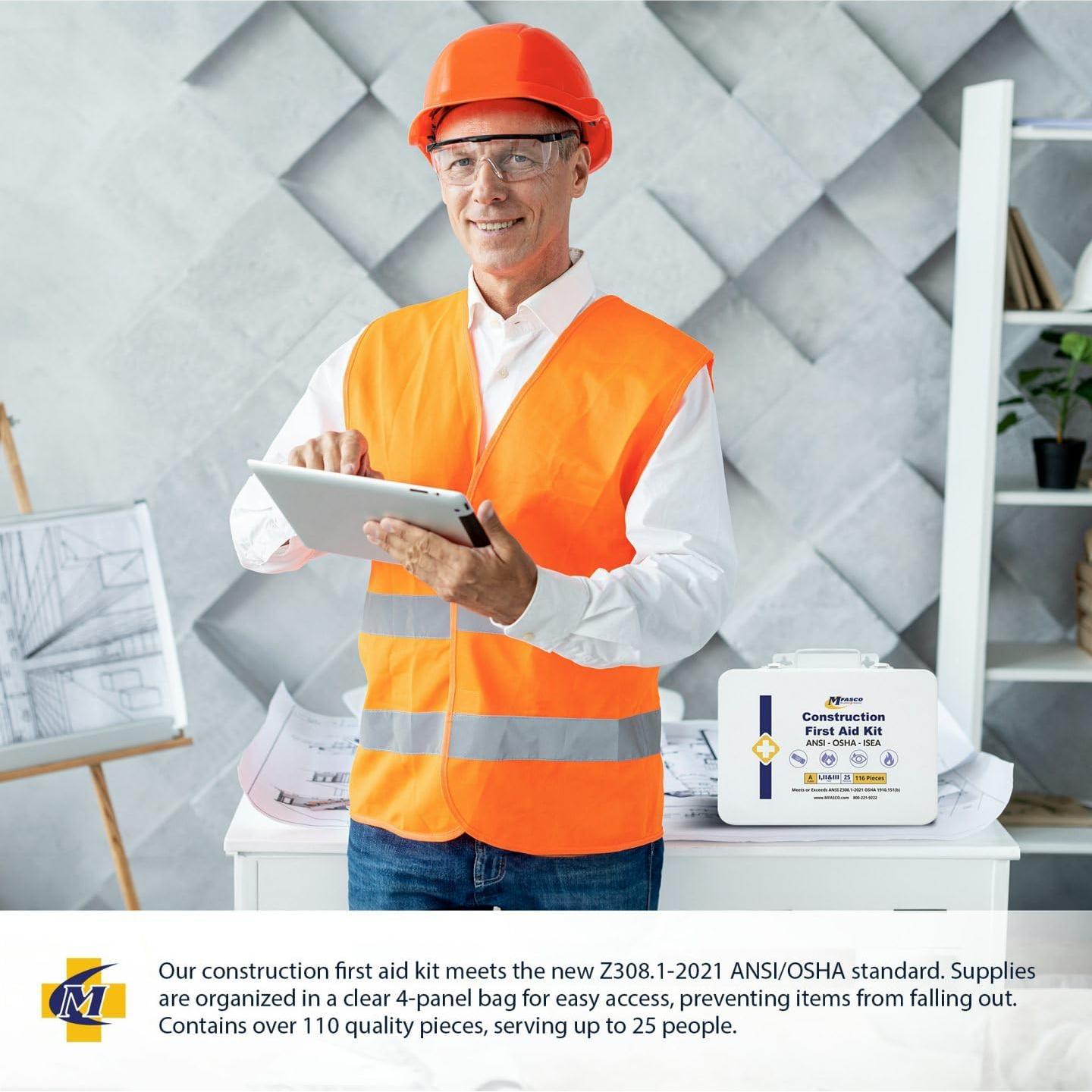 Kit de Primeros Auxilios MFASCO - Caja Metal Clase A OSHA 2021