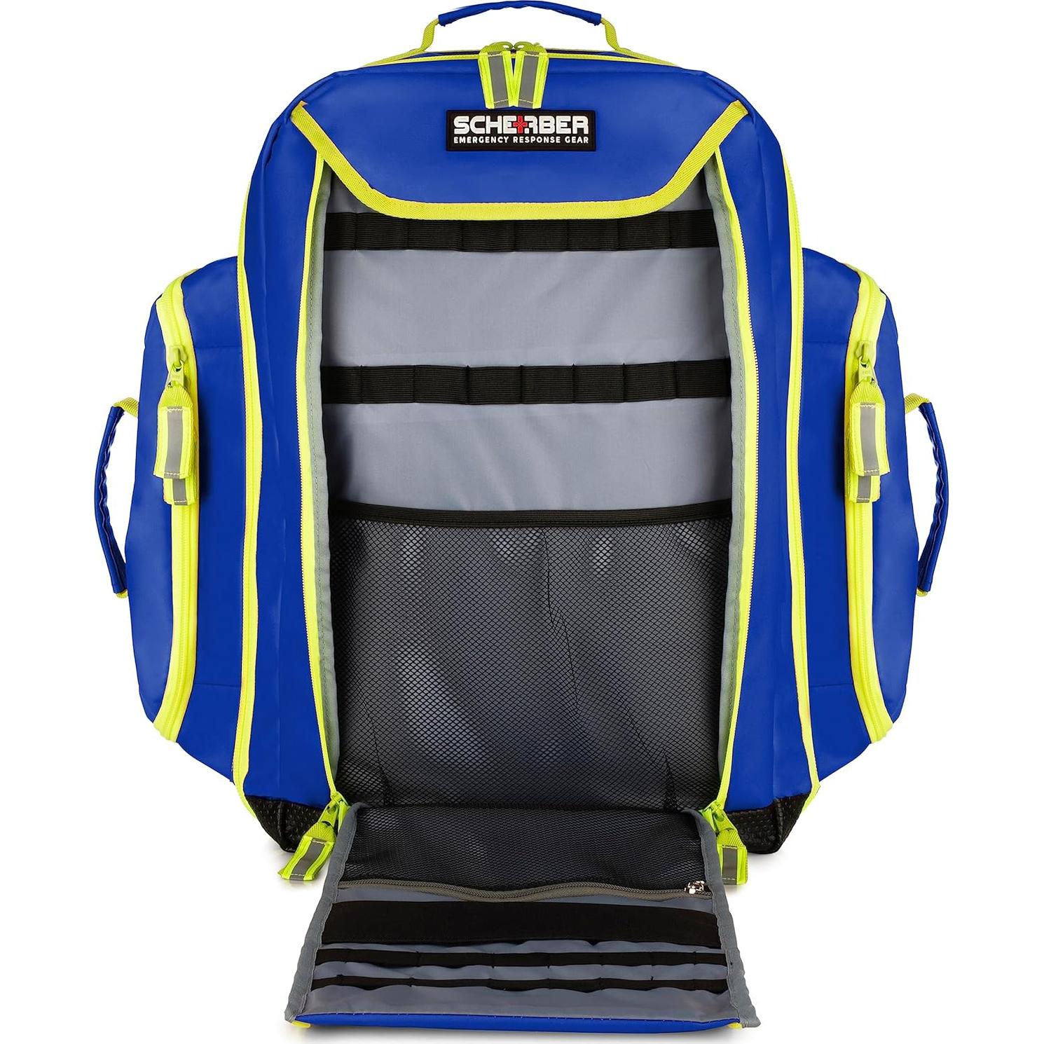 Mochila de Primeros Auxilios Scherber Azul 250 Suministros