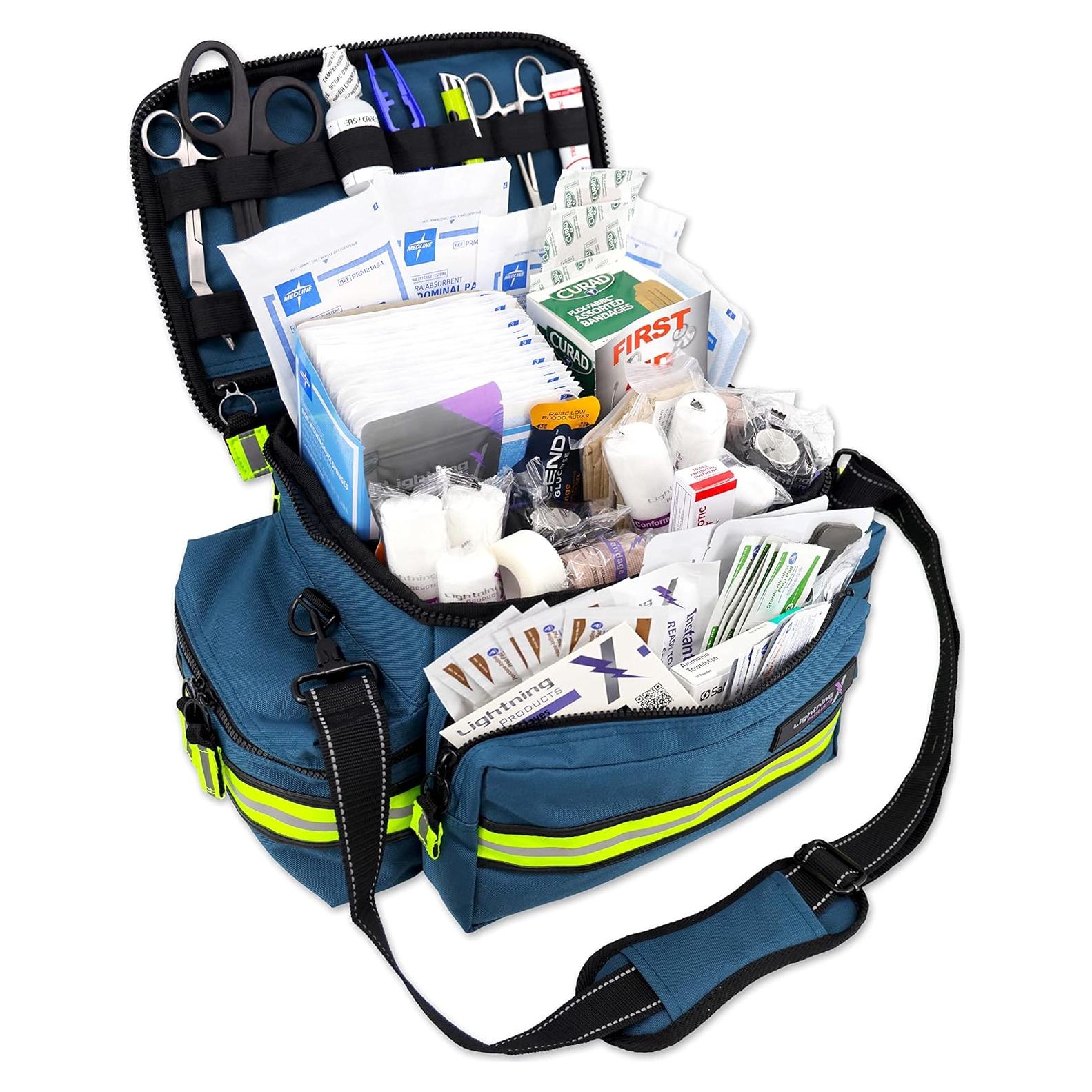 Bolsa Mediana para Primeros Auxilios Lightning X LXMB25 - Azul