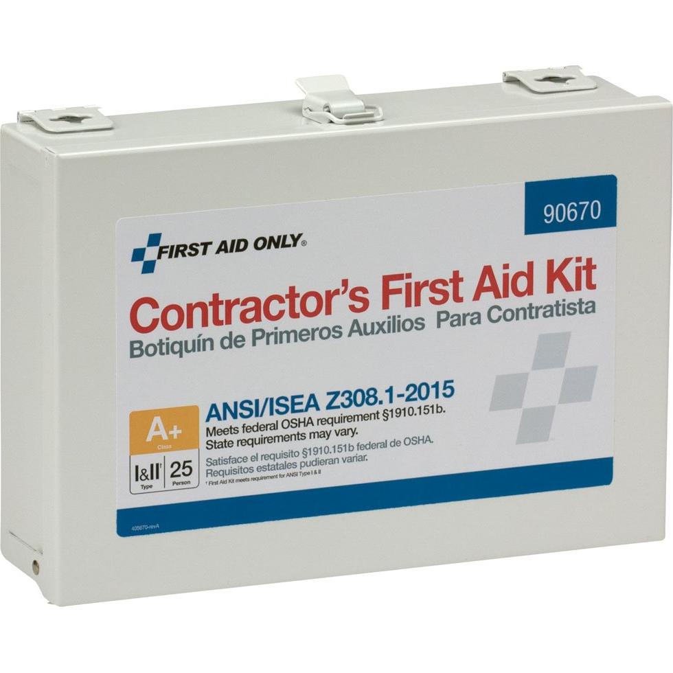 Kit de Primeros Auxilios First Aid Only 182 Piezas para 25 Personas