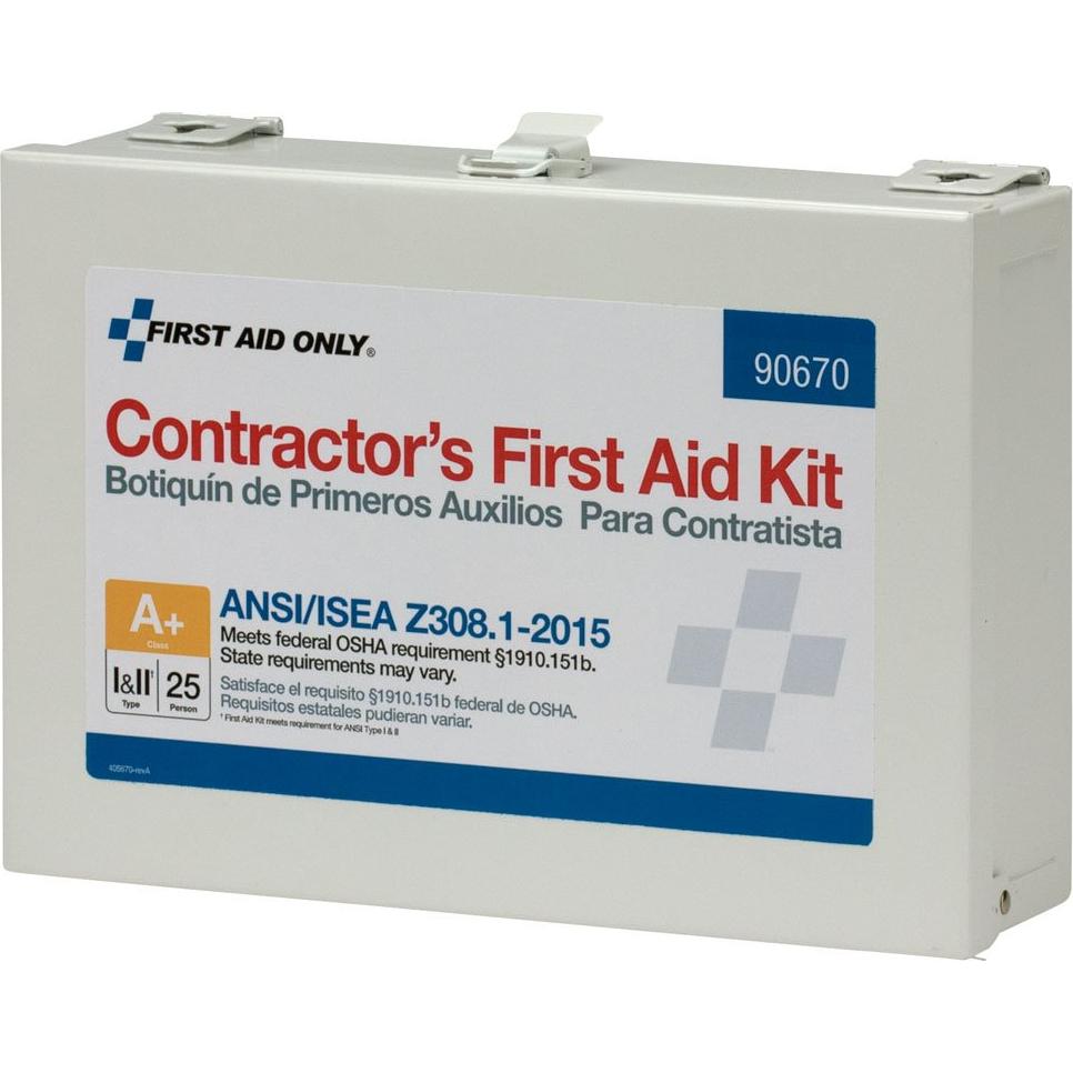Kit de Primeros Auxilios First Aid Only 182 Piezas para 25 Personas