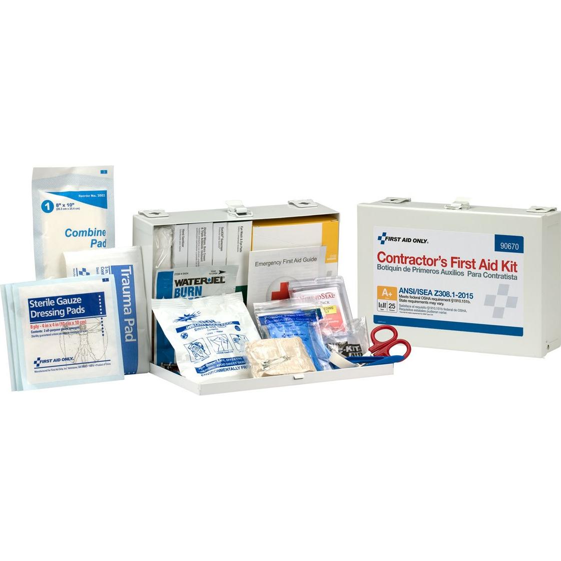 Kit de Primeros Auxilios First Aid Only 182 Piezas para 25 Personas