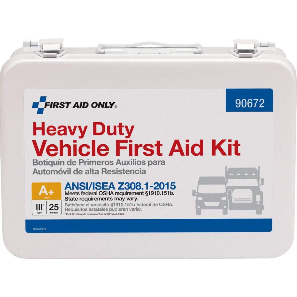 Kit de Primeros Auxilios Pesado Pac-Kit 90672 para Vehículos 25 Personas