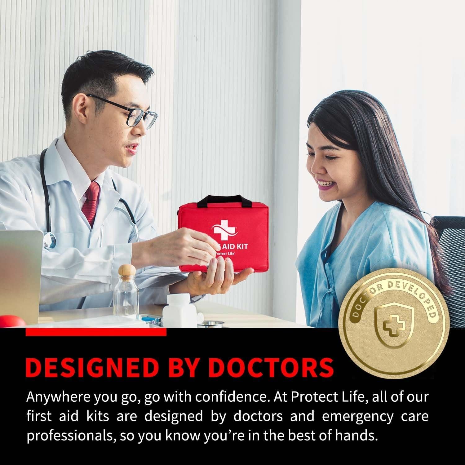 Kit de Primeros Auxilios Protect Life 200 Piezas para Oficina