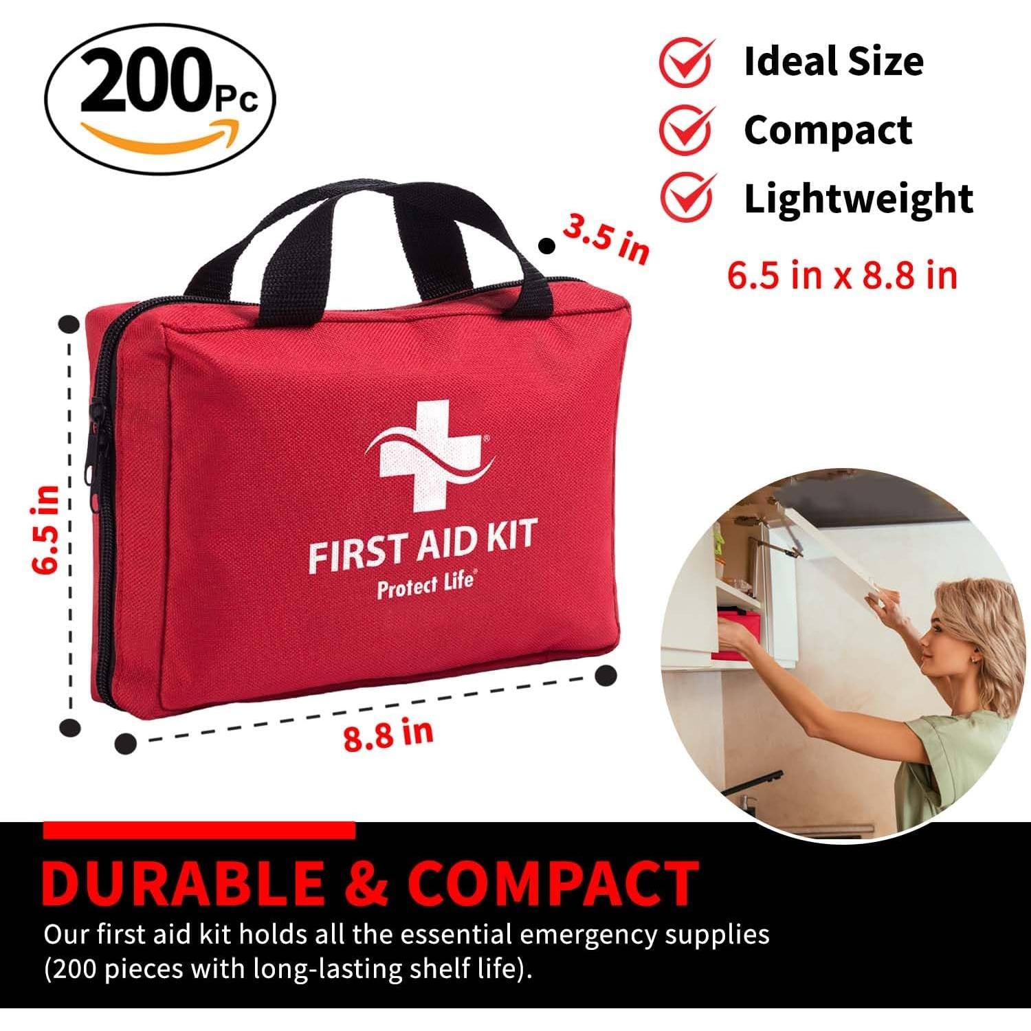 Kit de Primeros Auxilios Protect Life 200 Piezas para Oficina