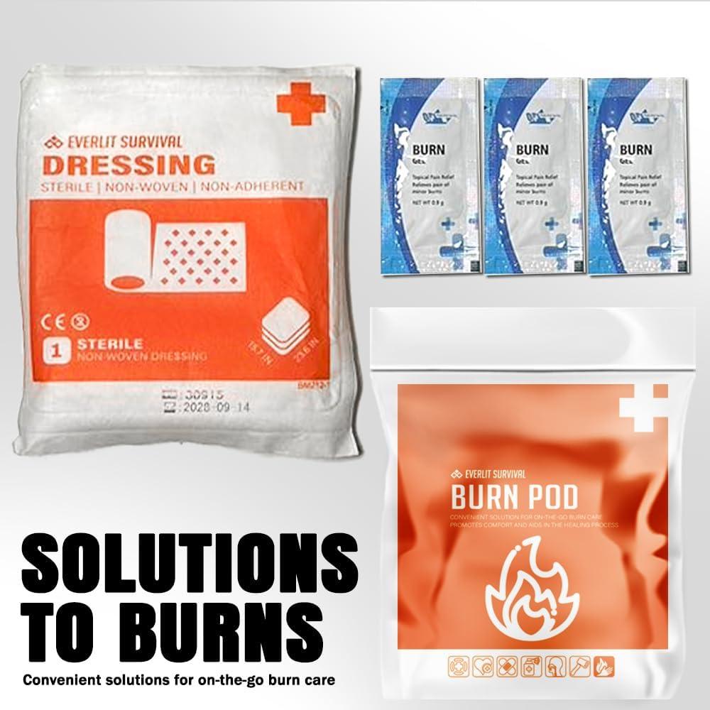 Kit de Primeros Auxilios EVERLIT 380 Piezas Resistente al Agua