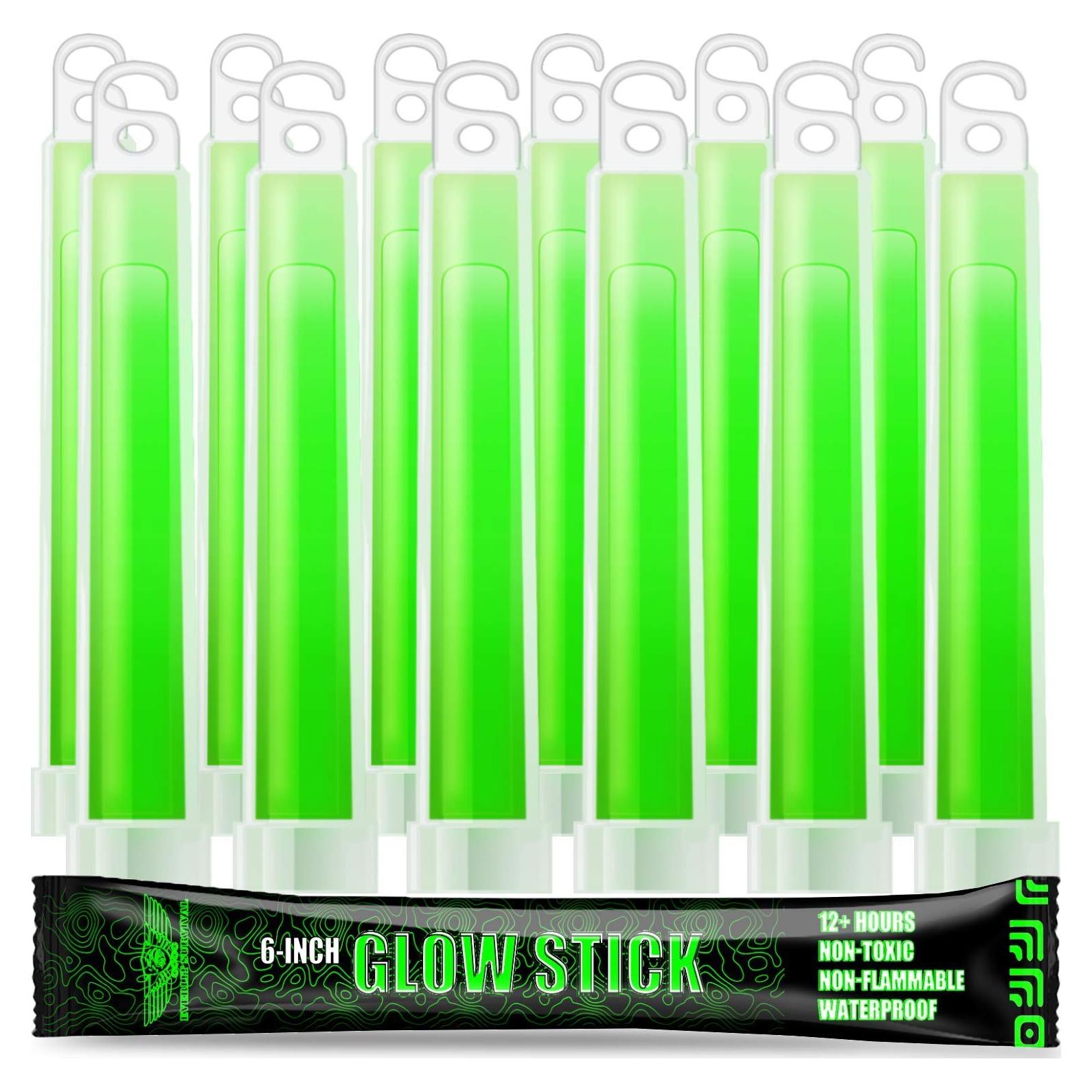 Bastones de Luz de Emergencia EVERLIT 15.24 cm Verde - 12 Paquete