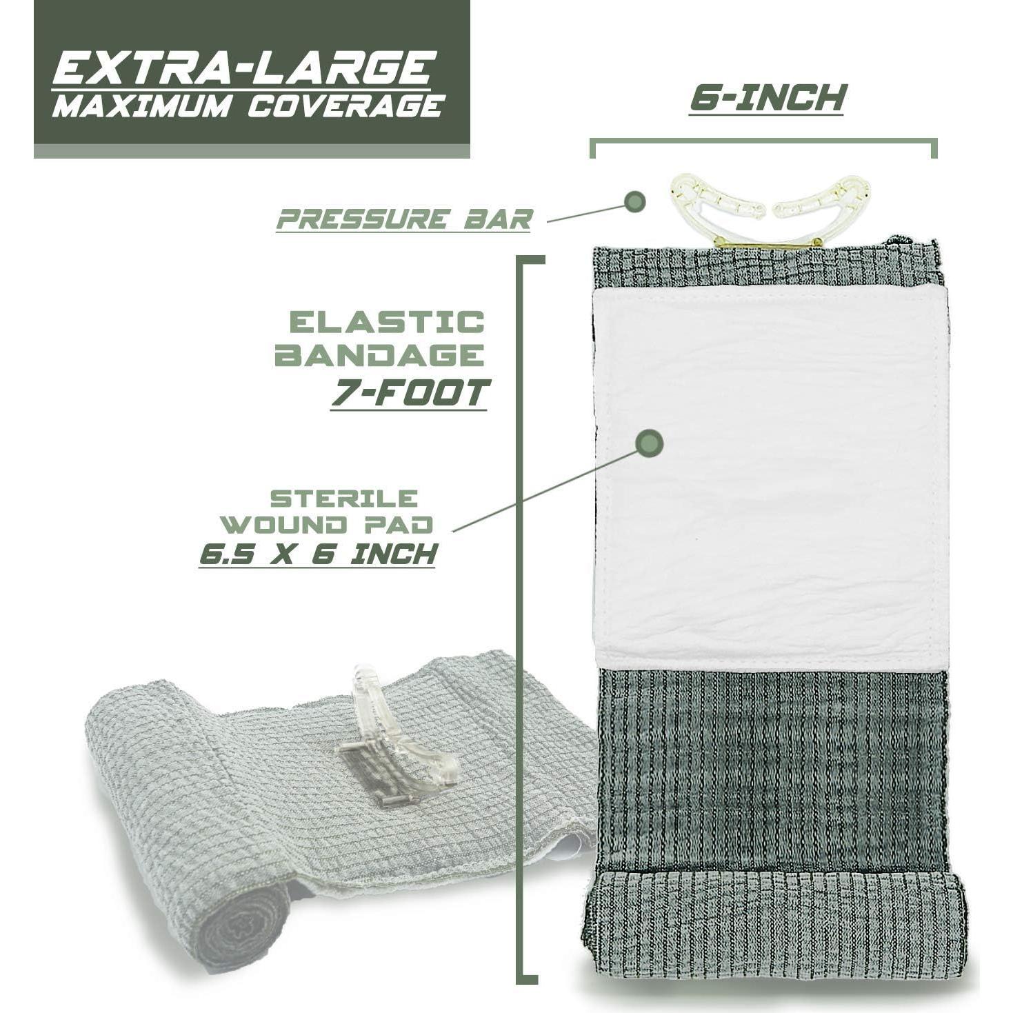 Vendaje de Compresión de Trauma Everlit 15.2 cm Estéril