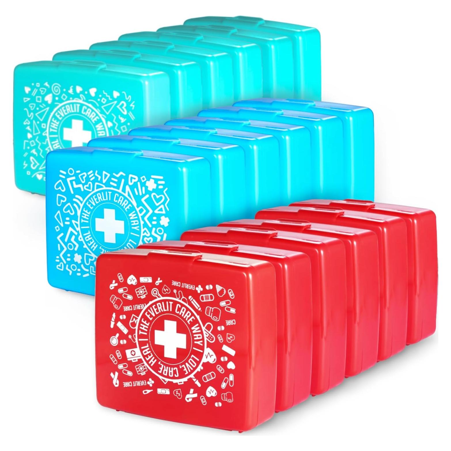 Kit de Primeros Auxilios Compacto EVERLIT 600 Pcs para Viajes