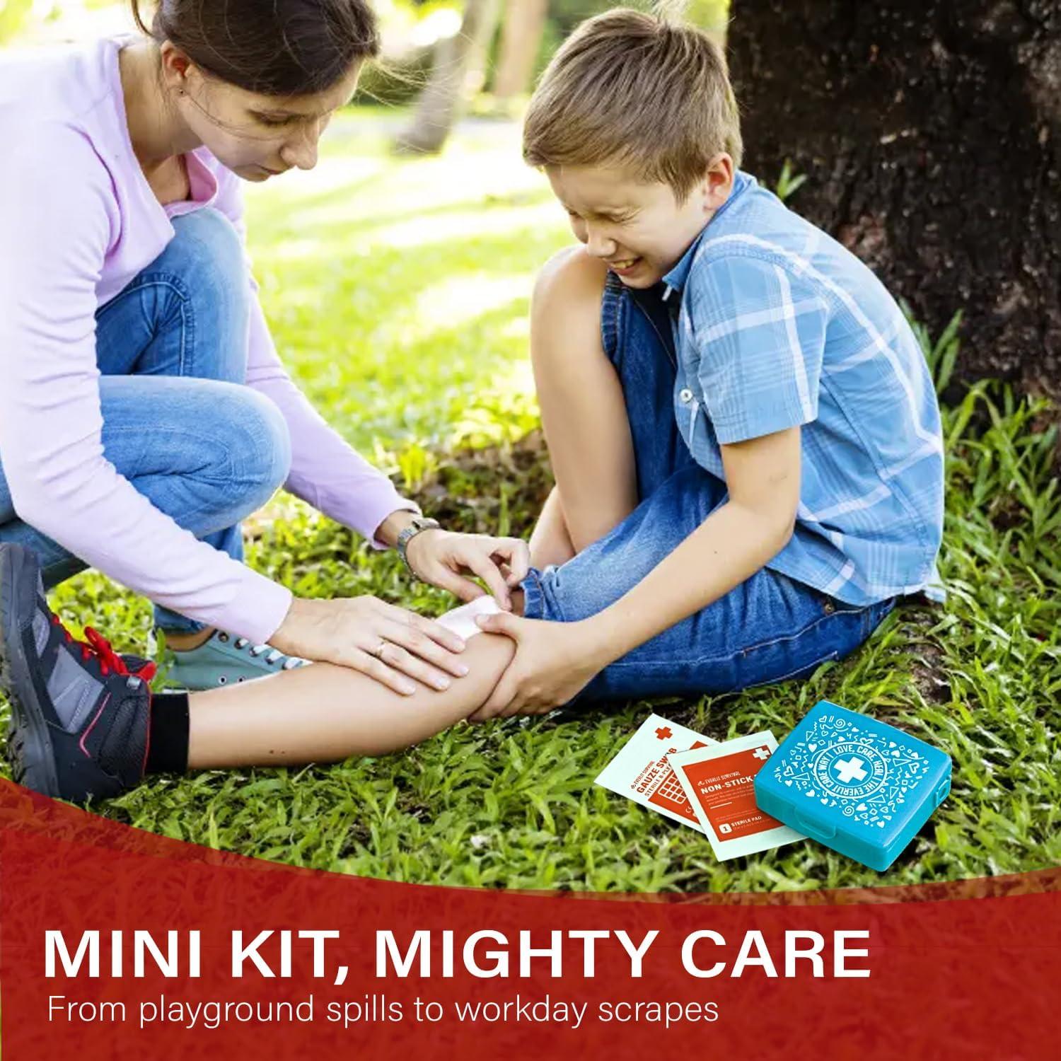 Kit de Primeros Auxilios Compacto EVERLIT 600 Pcs para Viajes