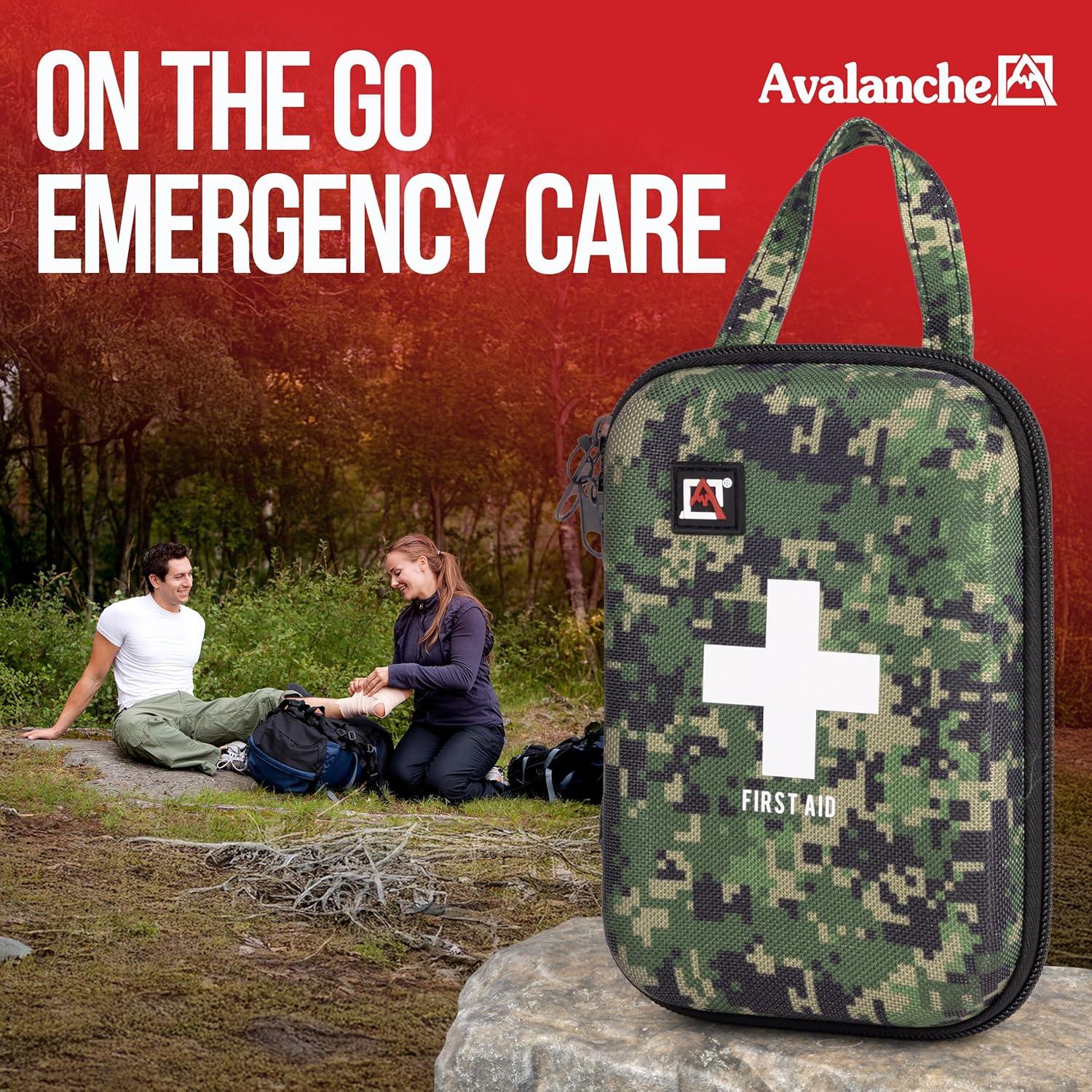 Kit de Primeros Auxilios Avalanche 53 Piezas Compacto Verde